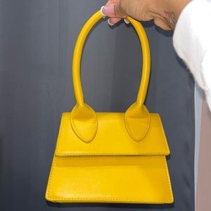 Yellow handbag